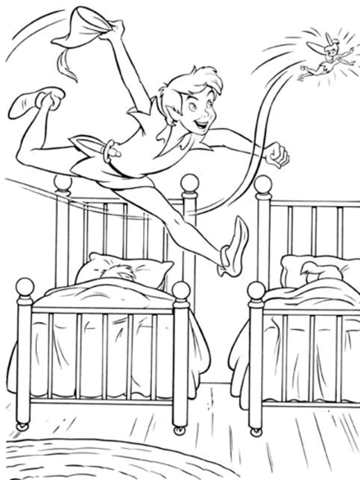 Раскраски Питера Пена - 68 фото