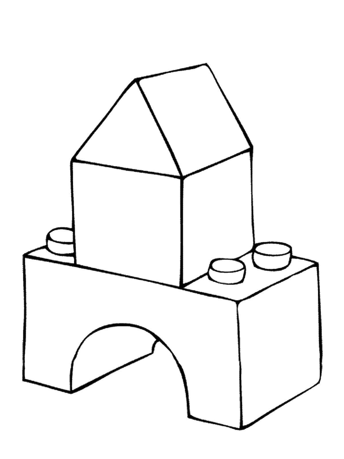  Дом из кубиков