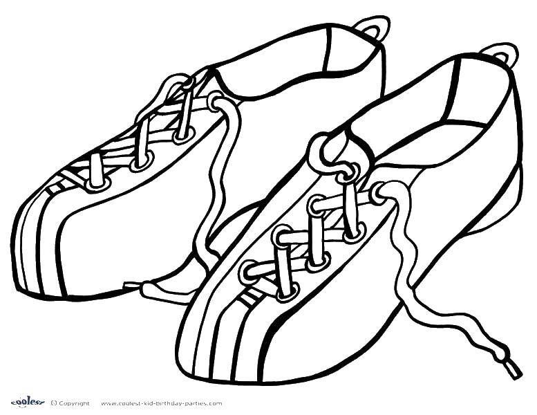 Раскраски обувь сапоги   Обувь для боулинга