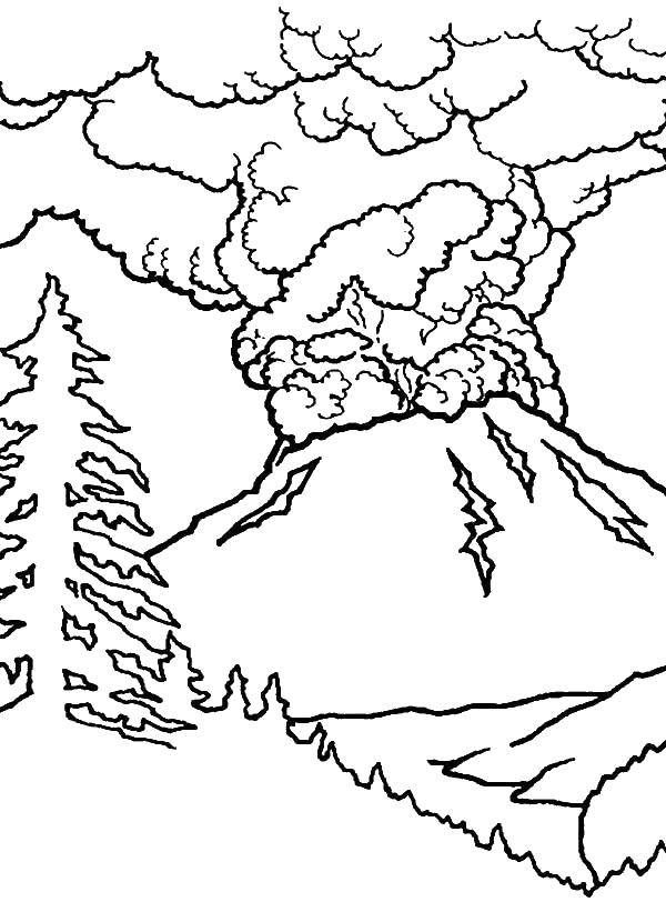  Огромный вулкан