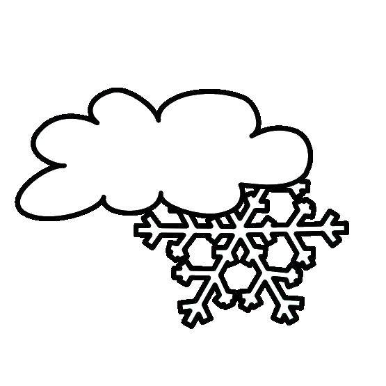 Раскраски для детей Зима, зимушка раскраски для школьников  Идёт снег