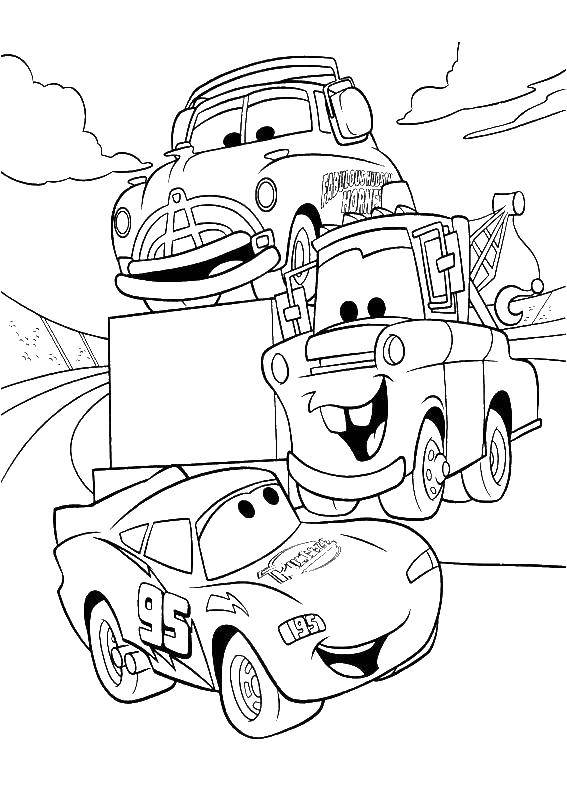  Машины из мультфильма тачки