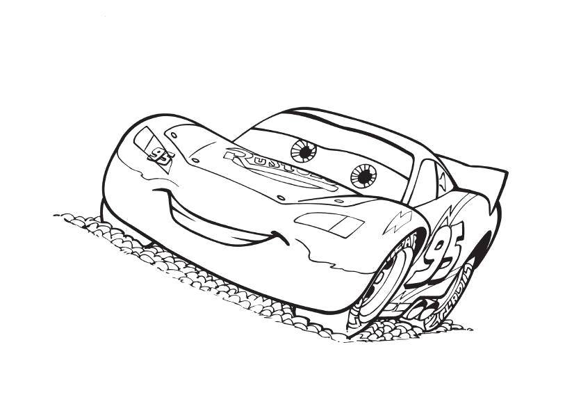  Машинка из мультфильма  тачки 