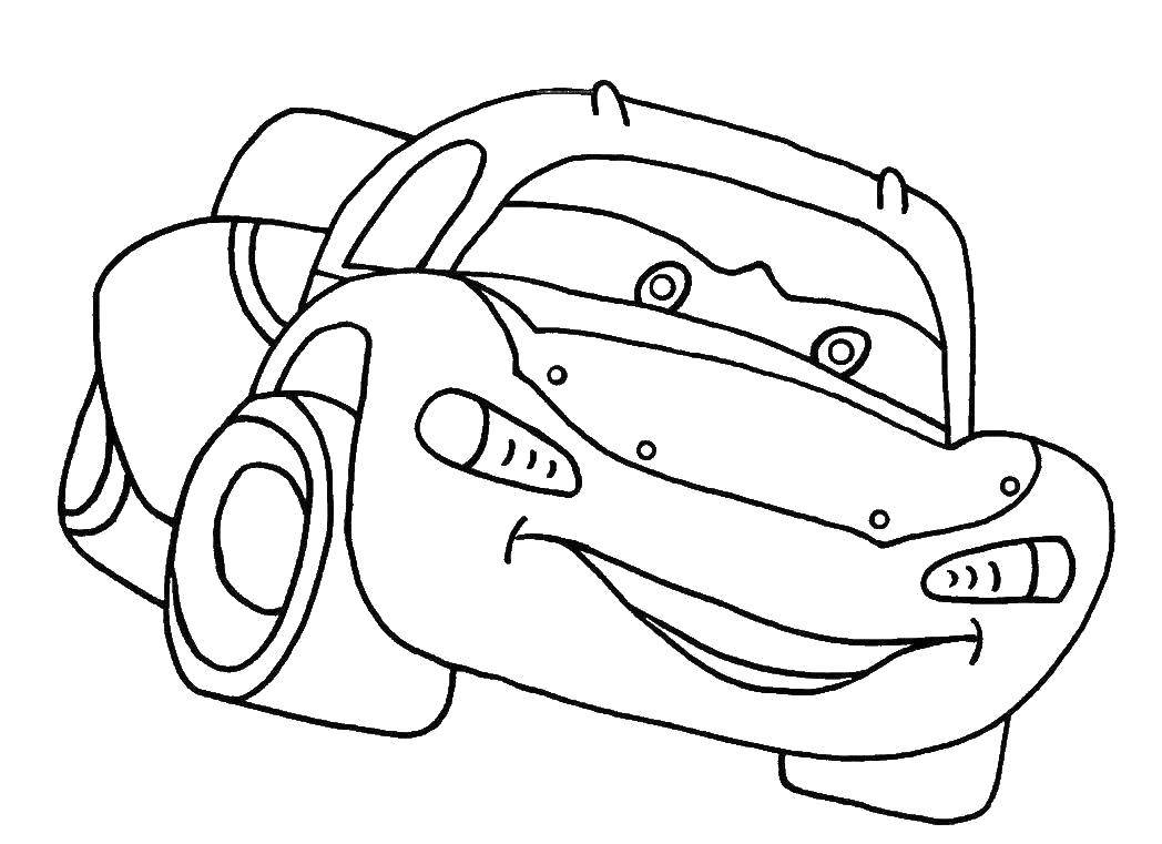  Машинка из мультфильма  тачки 