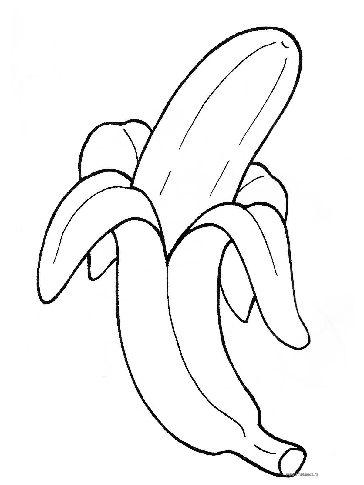  Открытый банан