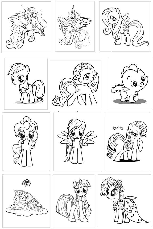  Персонажи из my little pony