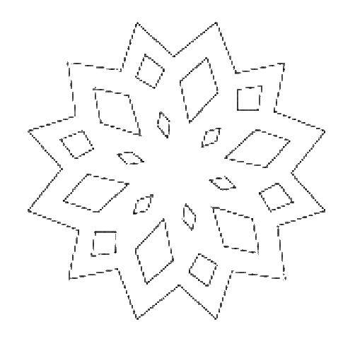 Раскраски для детей Зима, зимушка раскраски для школьников  Снежинка