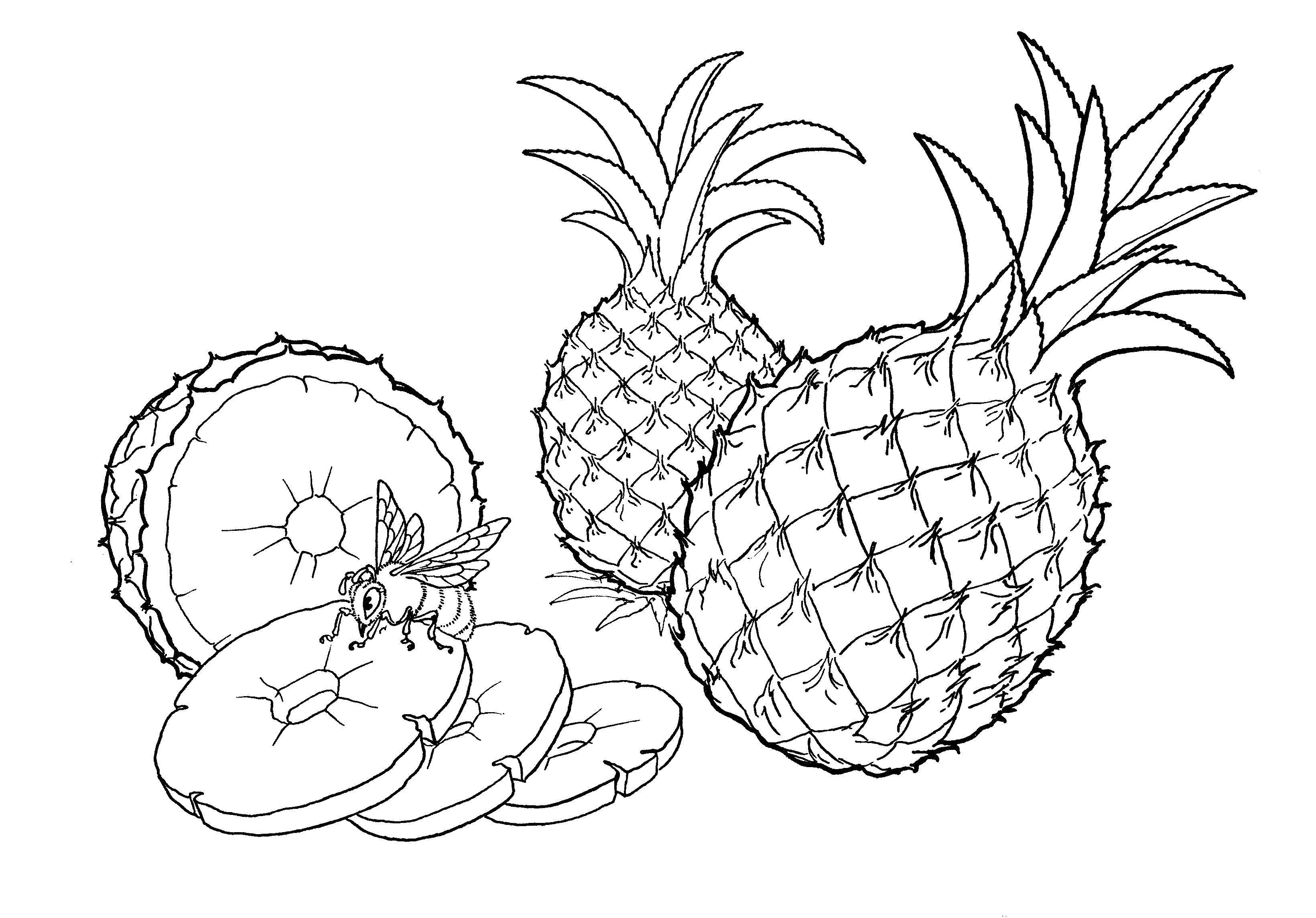  Нарезанный ананас