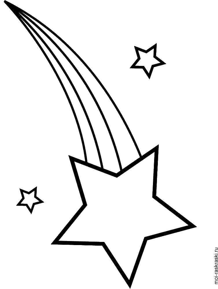 Раскраски звездопад, звезды, звездное небо, раскраски природные явления для занятий в детском саду в старших группах  Звездопад