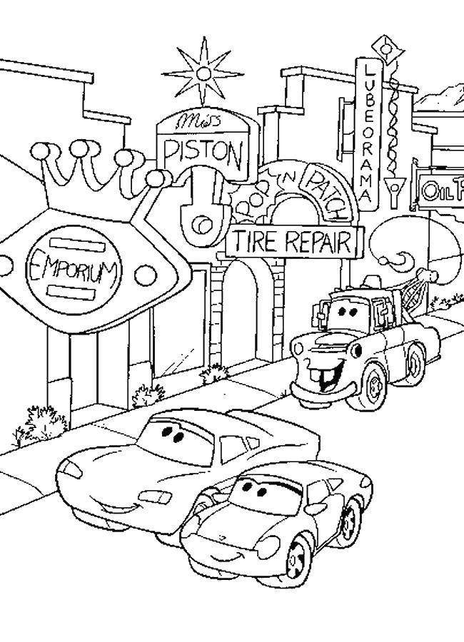  Машинки из мультфильма тачки 