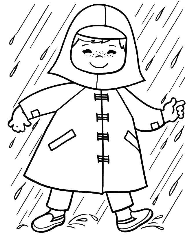  Девочка в дождевике