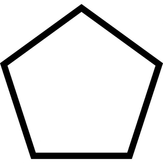  Раскраски геометрические фигуры из бумаги пятиугольник контур для вырезания из бумаги