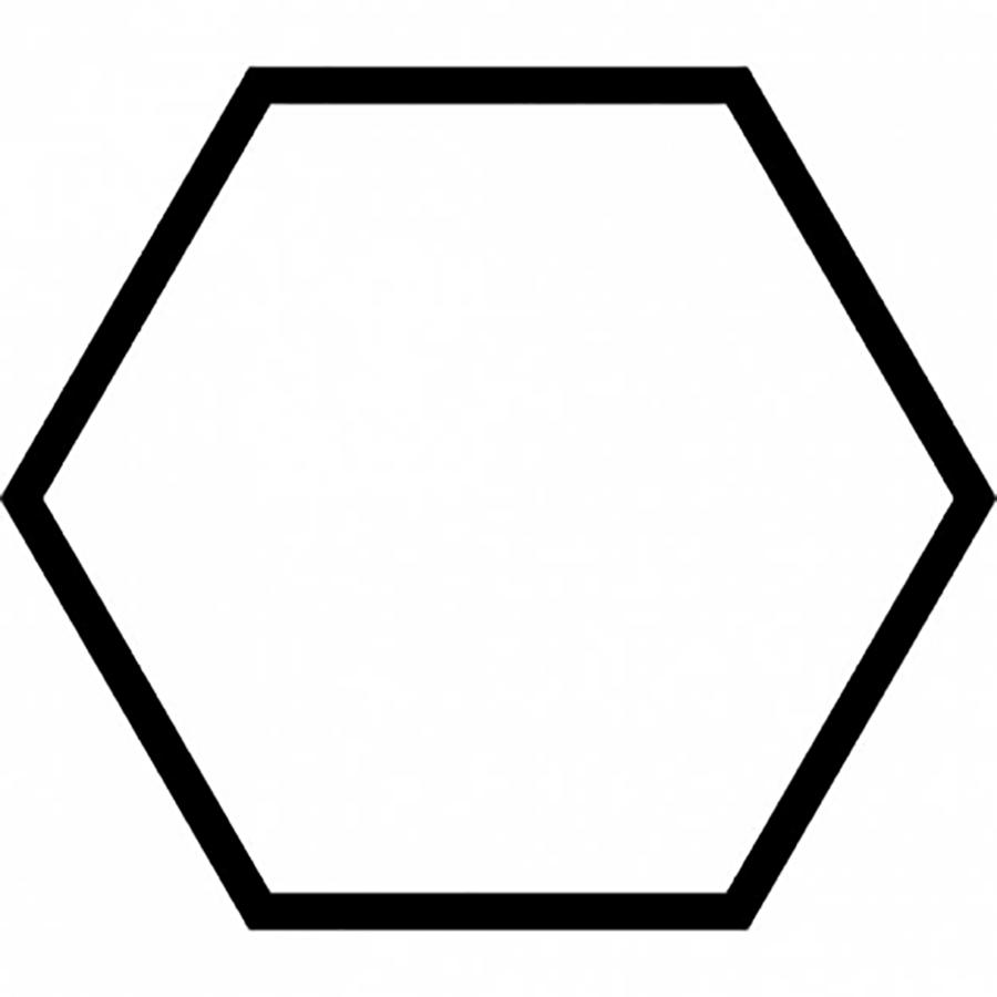  Раскраски геометрические фигуры из бумаги шестиугольник контур для вырезания из бумаги