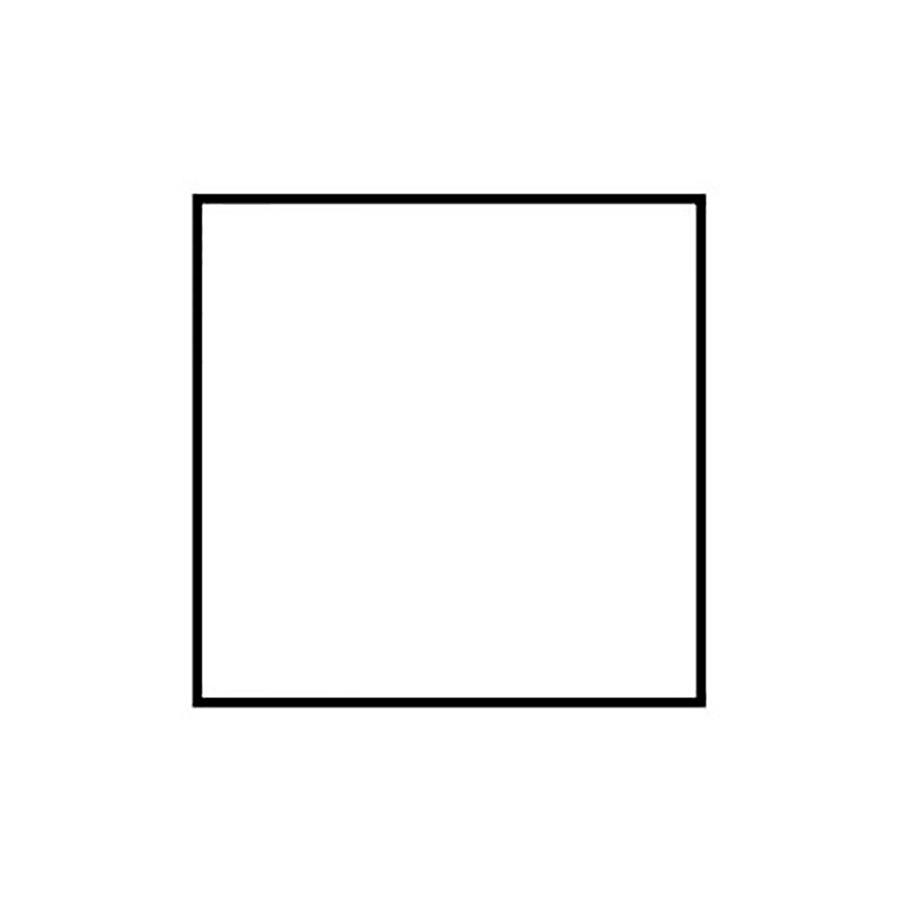 Раскраски контуры для вырезания из бумаги квадрат  Раскраски геометрические фигуры из бумаги квадрат контур для вырезания из бумаги, квадрат шаблон