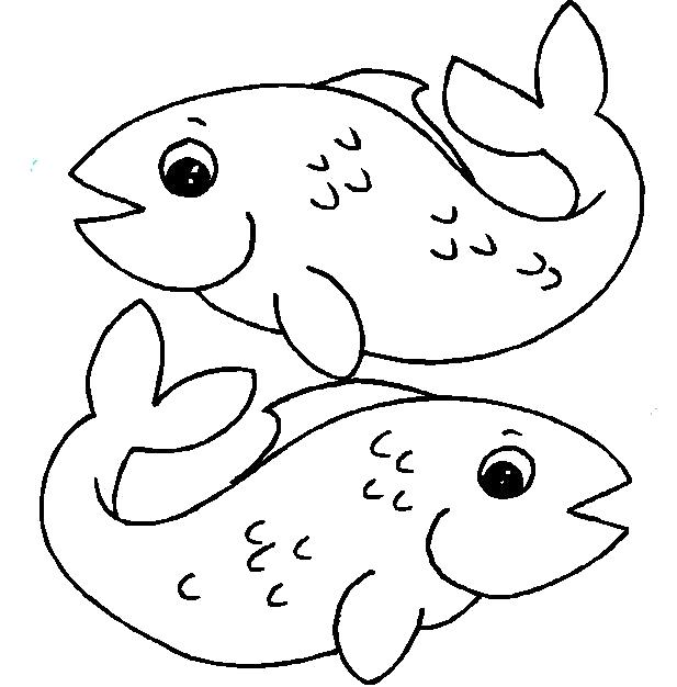 Раскраски рыба рыбы  Рыбы