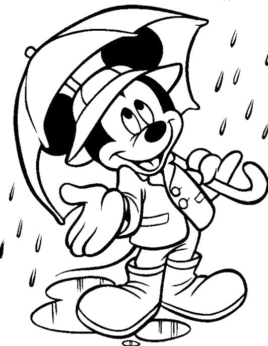  Микки любит дождик