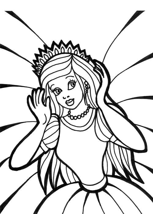 Раскраски с фея по зарубежным мультфильмам для детей  Милая фея
