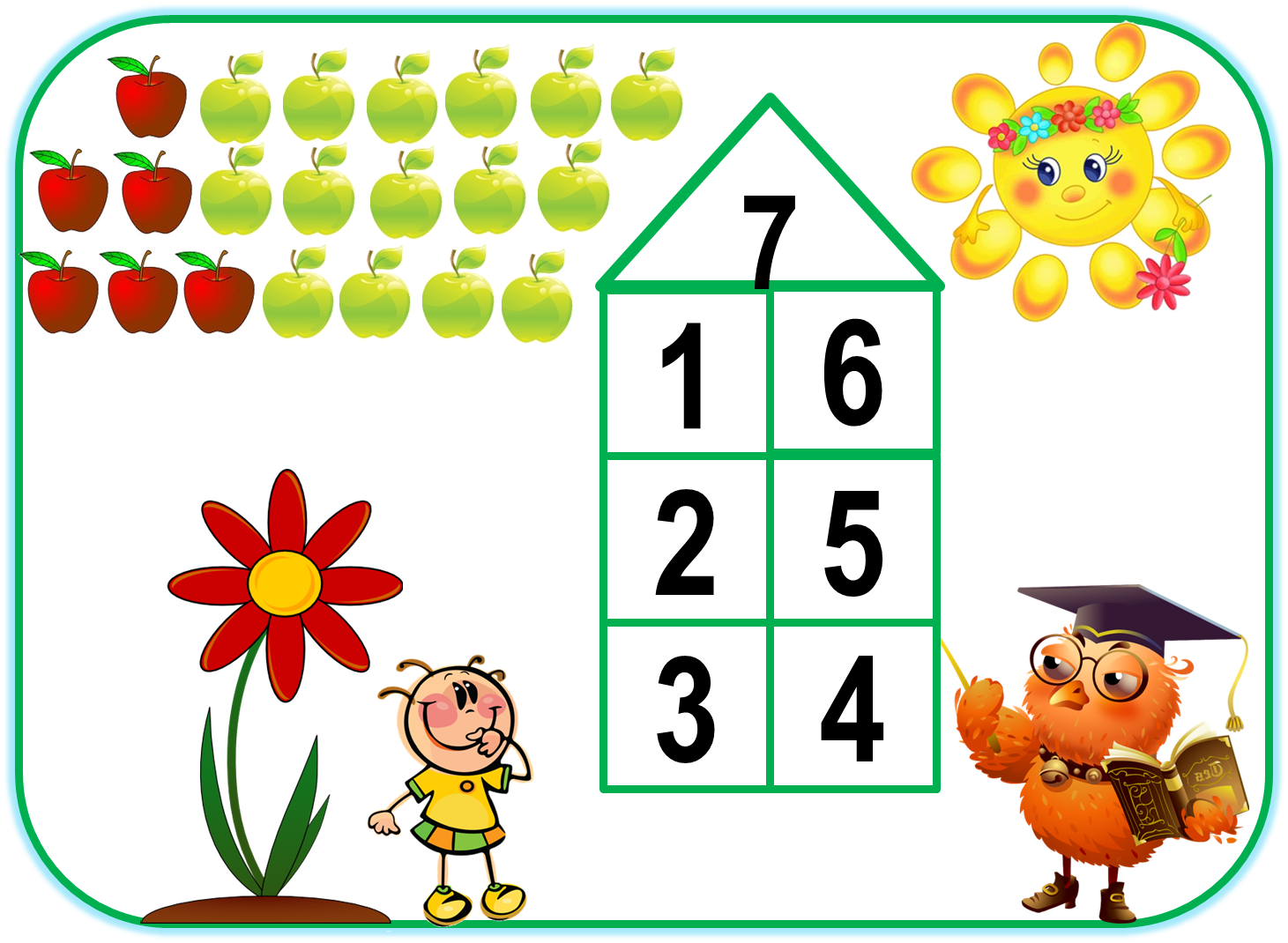  составь числа математика для детей