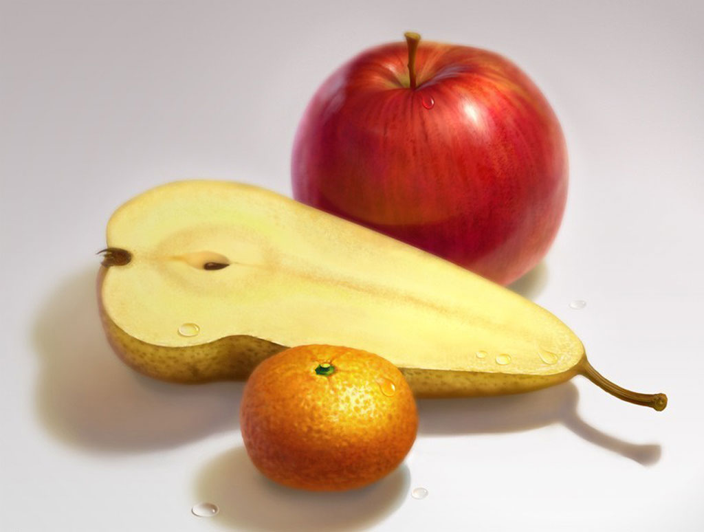  фрукты биологии  яблоки анасы фрукты киви груша