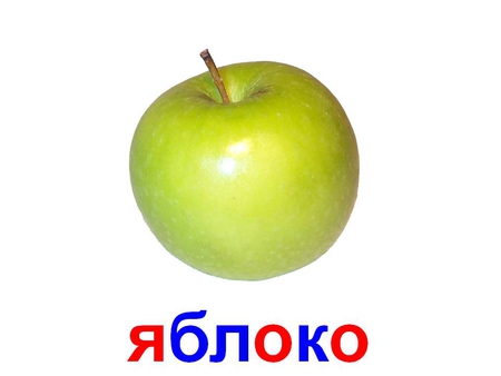  карточки фруктов яблоко груша слива мандарины