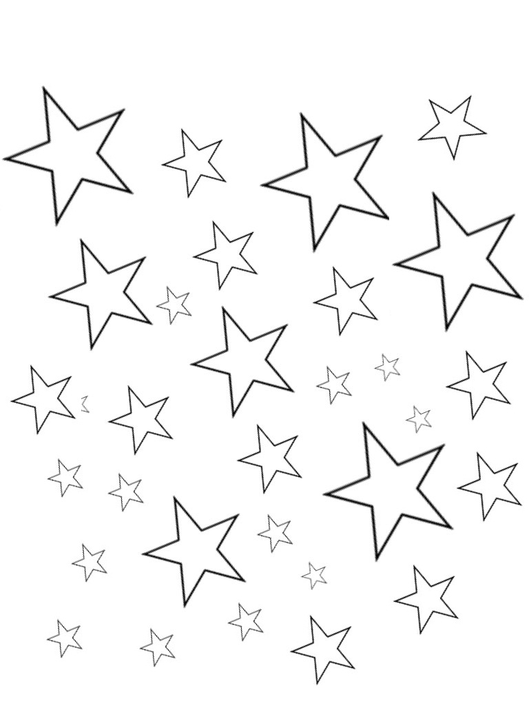  Раскраски для детей кометы звезды