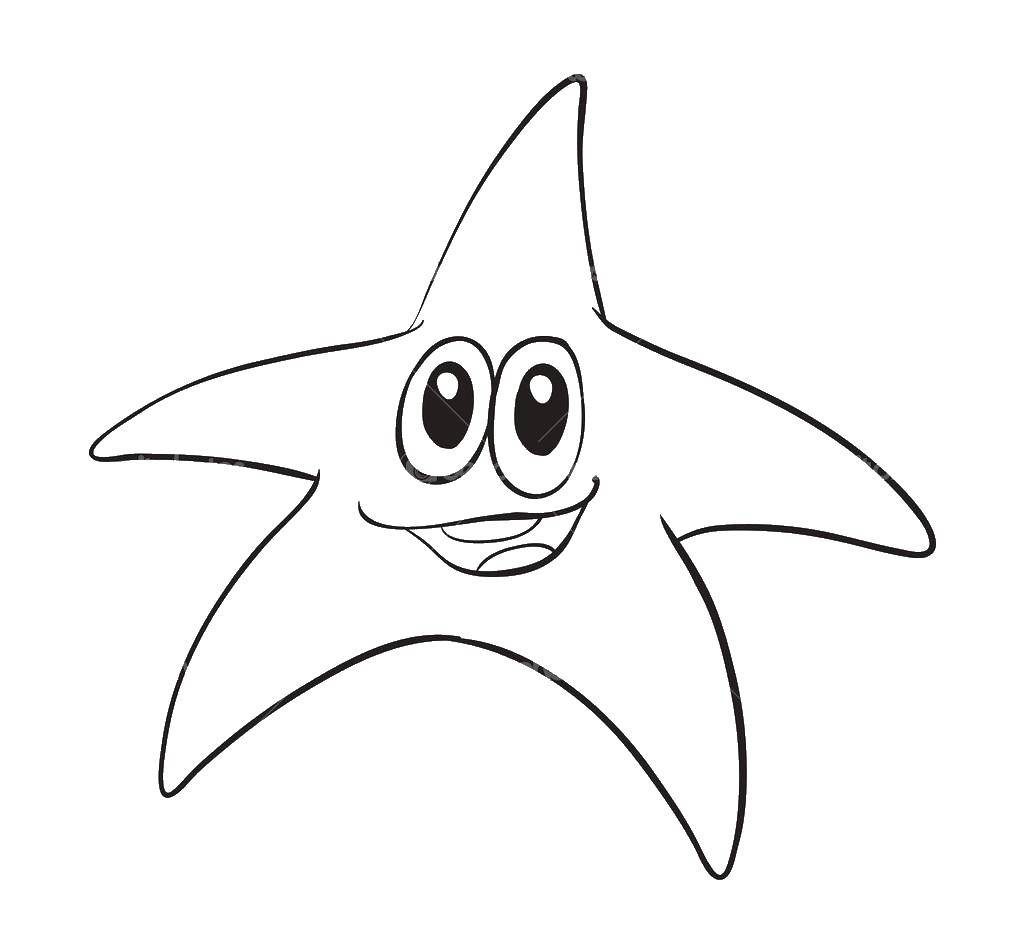 раскраски морская звездочка звезда звезды  раскраски морская звездочка звезда звезды