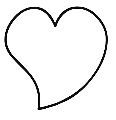  Раскраски контуры сердце, сердца, сердечки для вырезания из бумаги для детей