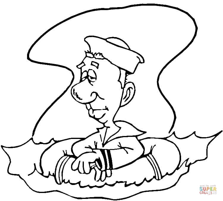  раскраски для детей и взрослых на тему Моряк. Раскраски на тему моряк, море, корабль.  раскраски на тему моряк         