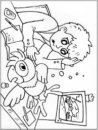 Раскраски  для детей с героями любимой сказки Возвращение блудного попугая Разукрашки с попугаем Кешей . Раскраски для мальчиков и девочек из сказки Возвращение блудного попугая . Забавные раскраски с попугаем Кешей для мальчиков и девочек
