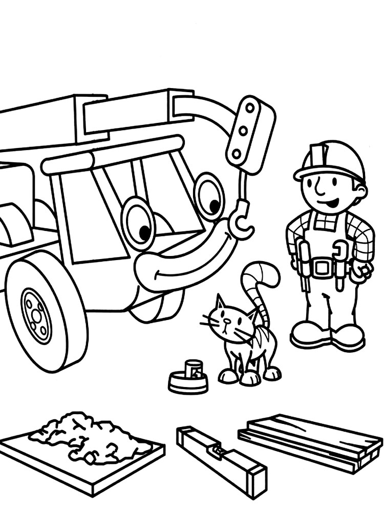  раскраски для детей на тему строитель   раскраски для детей и взрослых на тему строитель.  Интересные раскраски на тему строитель, дом, кирпичи. Раскраски со строителем           