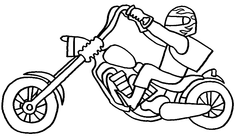 Копырин А. (худ.): Мотоциклы ( раскраски для мальчиков)