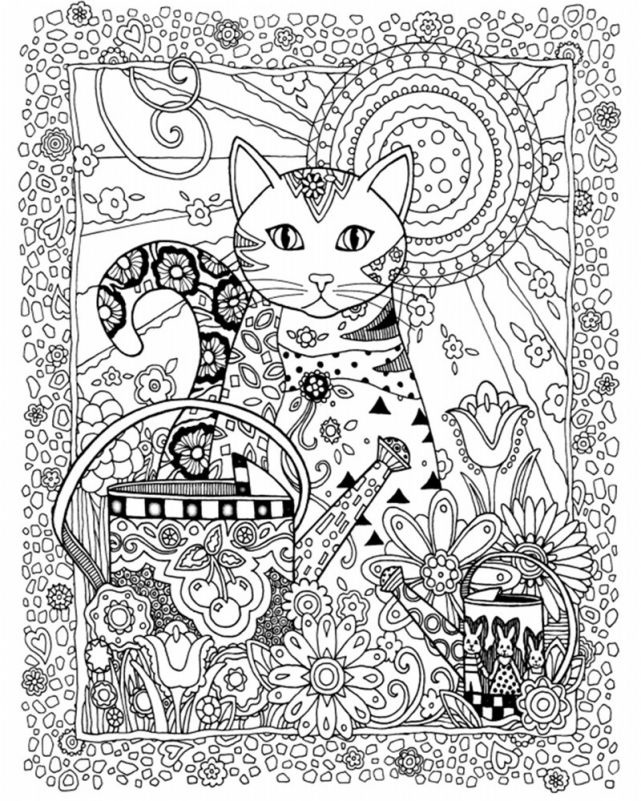 Раскраски на тему кошки. Раскраски для детей и взрослых на тему животные, кошки. Раскраски с кошками, помогяющие снять стресс. Успокаивающие раскраски для арт-терапии. 