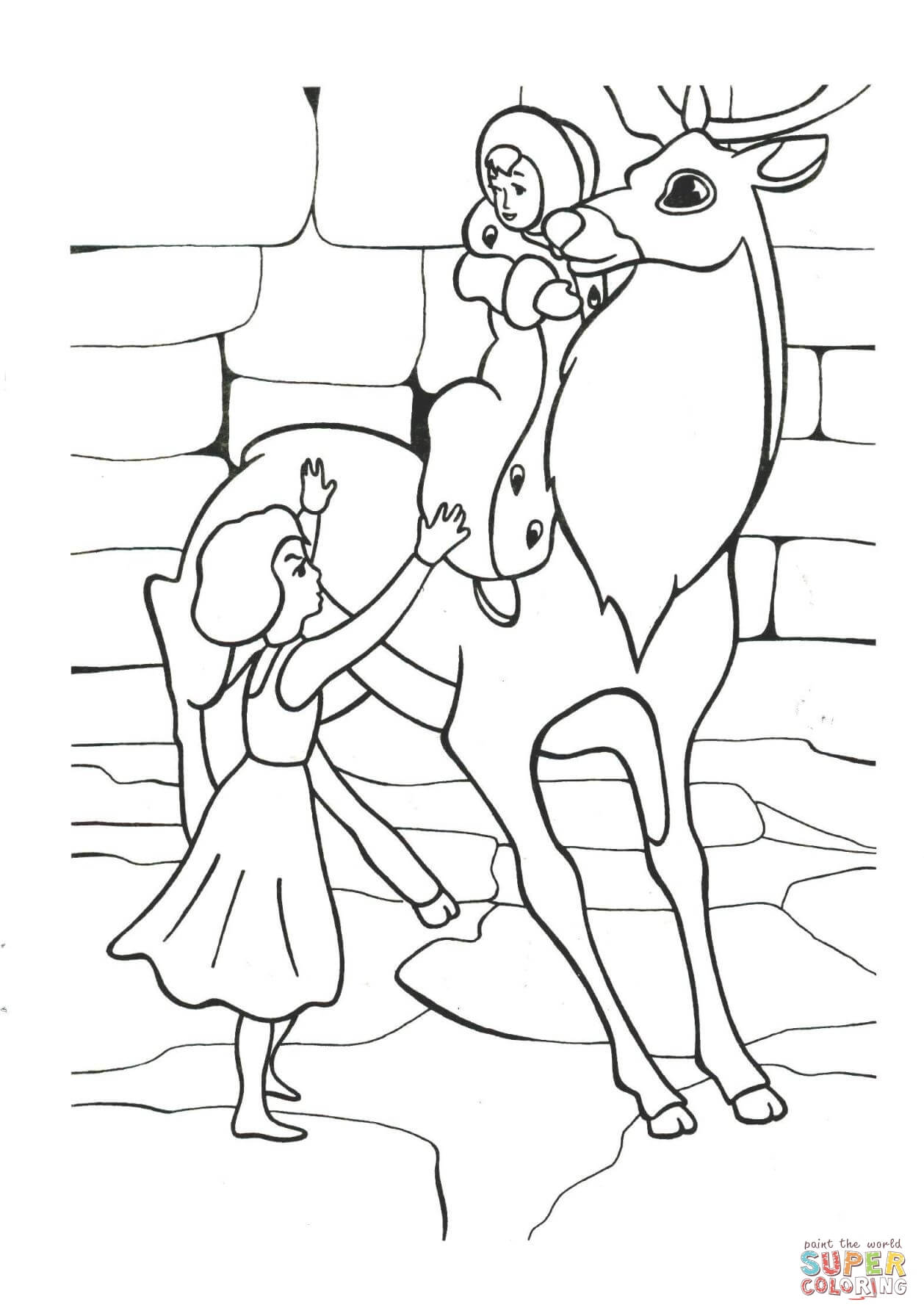 Раскраски для детей с изображением любимых героев сказок Снежная королева ,Кай и Герда . Раскраски для детей любых возрастов с героями сказки Снежная Королева  