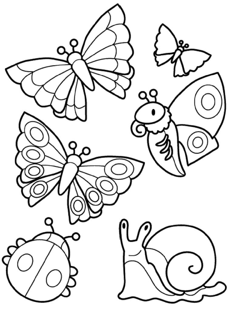  раскраски на тему рисуем насекомых   раскраски на тему рисуем насекомых для мальчиков и девочек. Познавательные раскраски с насекомыми для детей. Бабочки, гусеницы, кузнечики 