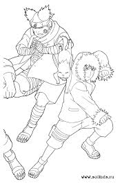  раскраски с Наруто для детей             раскраски на тему Наруто для мальчиков и девочек. Интересные раскраски с персонажами анимационного сериала Наруто для детей                               