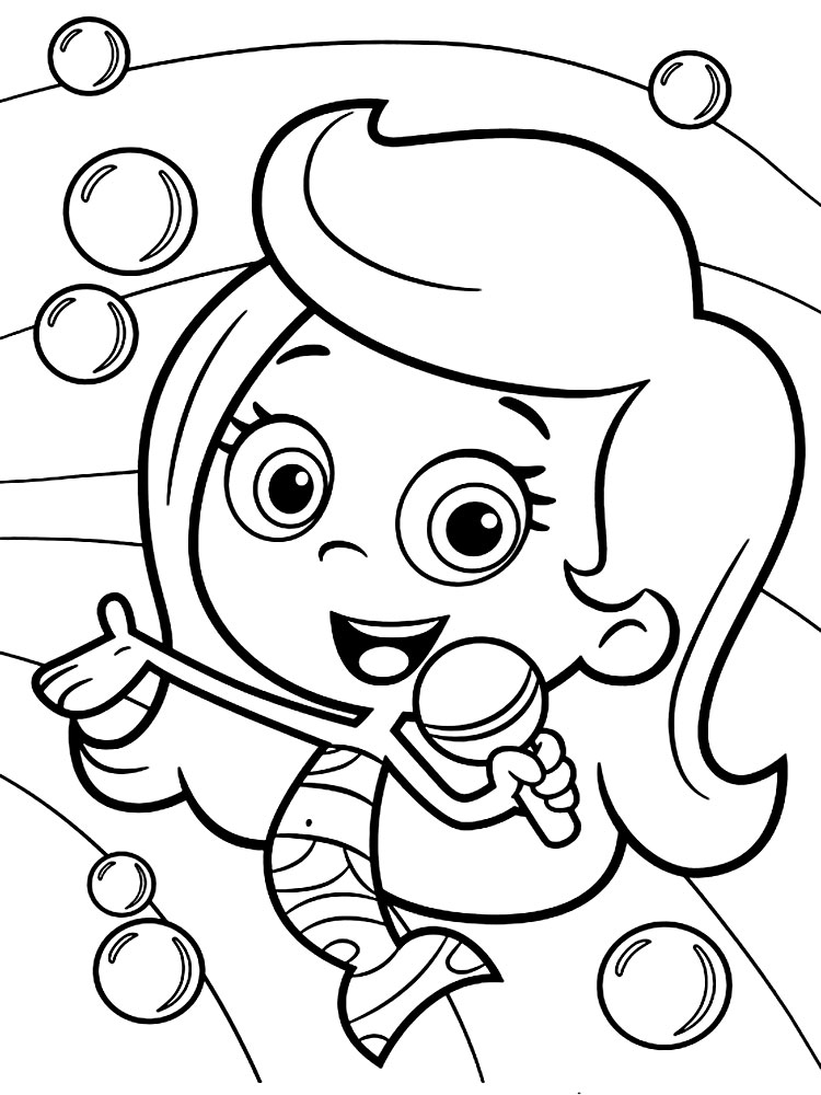  раскраски на тему Гуппи и пузырики      раскраски на тему мультфильма Гуппи и пузырьки для мальчиков и девочек.  раскраски с Гуппи и Пузырьками для детей 