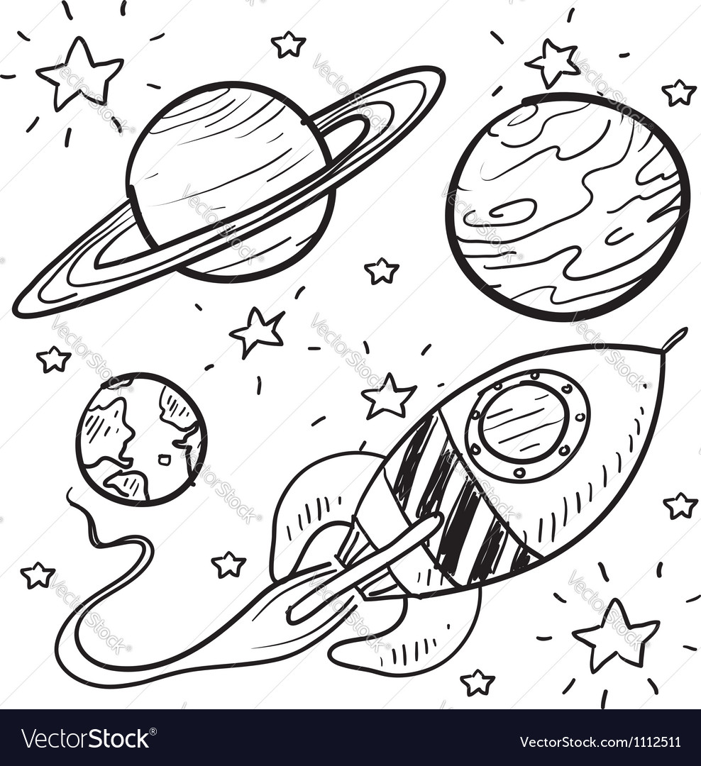 Раскраски на тему планеты, ракеты, космос. Раскраски со звездами, кометами, космонавтами. 