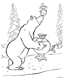  раскраски на тему маша и медведь               раскраски на тему маша и медведь для мальчиков и девочек. Интересные раскраски с персонажами мультфильма маша и медведь для детей           
