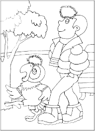 Разукрашки с попугаем Кешей . Раскраски для мальчиков и девочек из сказки Возвращение блудного попугая . Забавные раскраски с попугаем Кешей для мальчиков и девочек