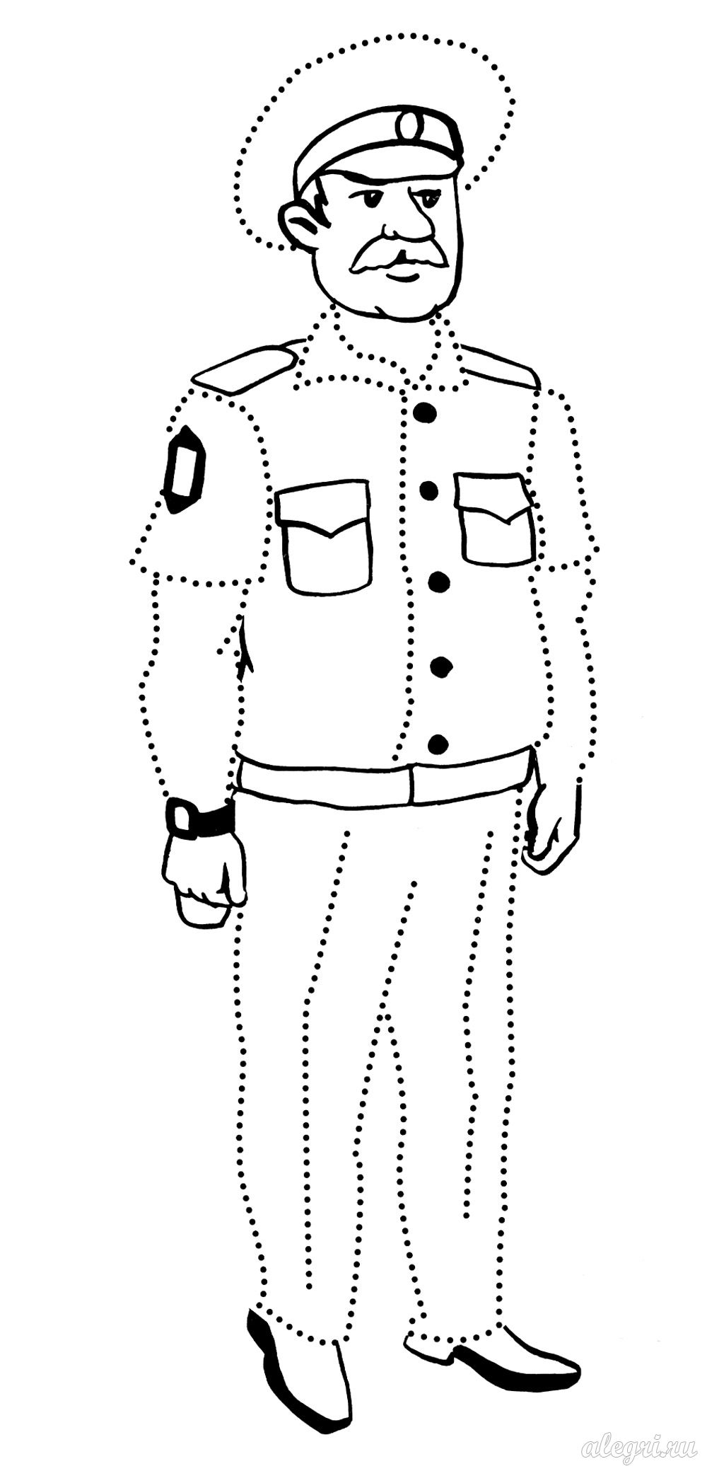 Профессия полиция рисунок (49 фото) » Рисунки для срисовки и не только