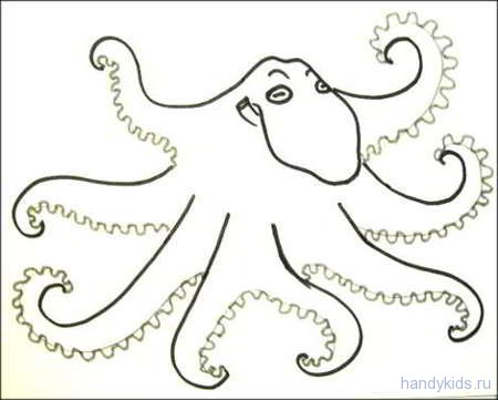  раскраски на тему осьминог для мальчиков и девочек.  раскраски с осьминогом для детей и взрослых                   