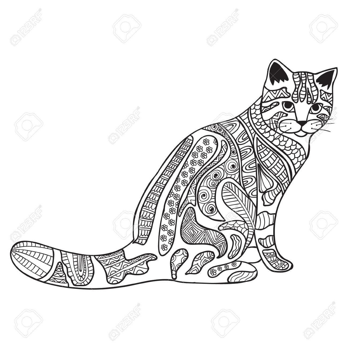 Раскраски антистресс для взрослых с изображениями кошек.     Раскраски антистресс для взрослых, снимающая стресс кототерапия в раскрасках. Милые кошки в раскрасках, использующиеся в качестве арт-терапии для взрослых.      