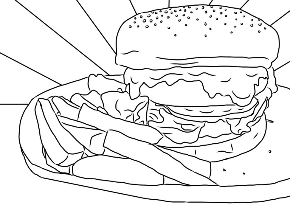 Раскраски для детей на тему еда. Раскраски с изображениями бургеров. Еда. Бургеры. Раскраски с изображением еды. Раскраски для детей с изображениями аппетитных бургеров. Раскраски на тему еды.