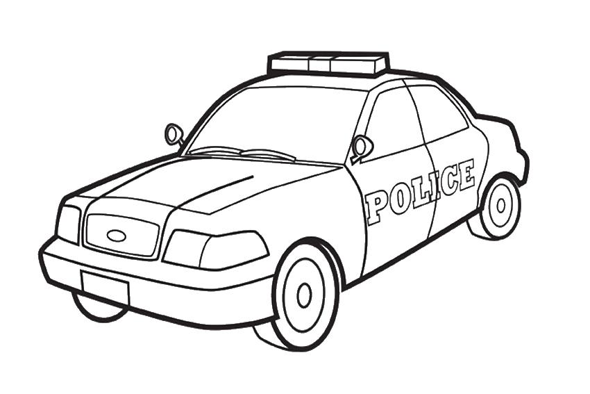  раскраски на тему полицейские машины для детей.  раскраски с полицейскими машинами для мальчиков и девочек           