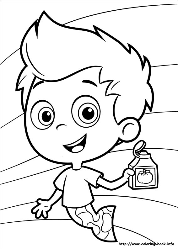  раскраски на тему мультфильма Гуппи и пузырьки для мальчиков и девочек.  раскраски с Гуппи и Пузырьками для детей 