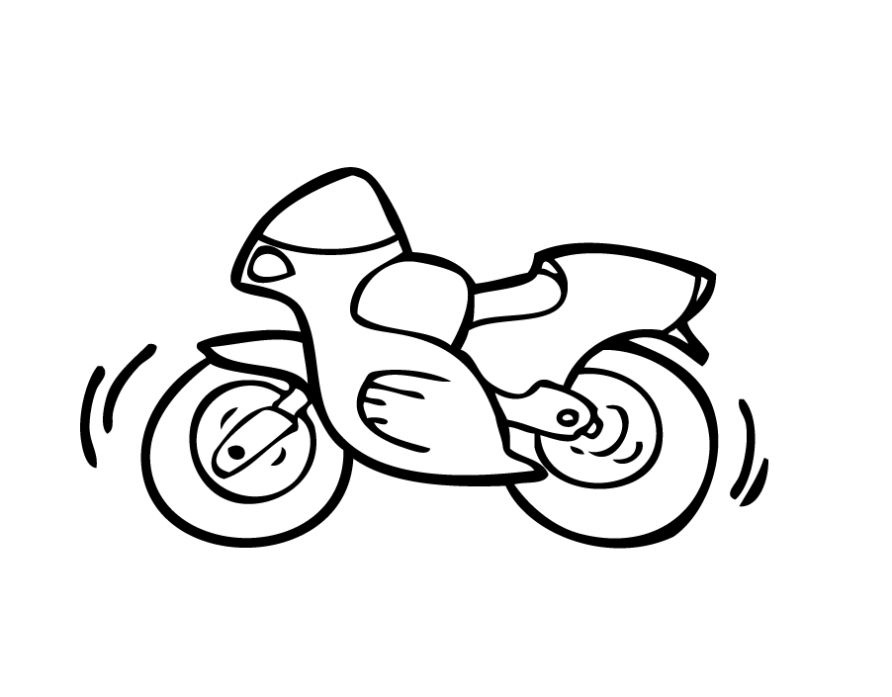 Раскраски с различными видами транспорта, в частности с мотоциклами. Интересные раскраски для детей на тему мотоциклы. 