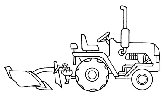 Нарисовать комбайн ребенку