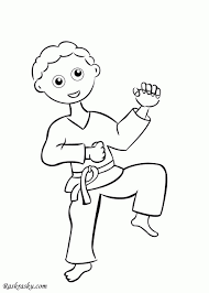  раскраски на тему карате для мальчиков и девочек.  раскраски с каратистами для детей и взрослых                             