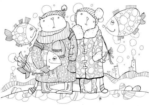  раскраски на тему снег для мальчиков и девочек.  раскраски со снегом для детей и взрослых                       