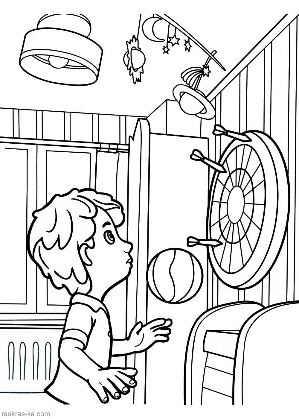 Разукрашки для мальчиков и девочек из мультфильма : Фиксики . Раскраски для развития навыков рисования для детей с героями мультфильма  Фиксики .  Раскраски Антистресс